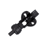 Adaptateur de connecteur de valve Vitop pour Bag-in-Box (BIB) jetable en PP+PE noir pour emballage de liquides et boissons gazeuses