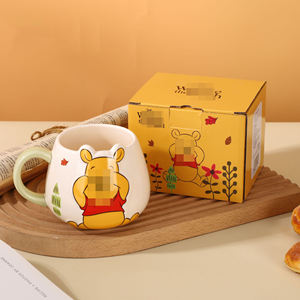 Carino cartone animato grande pancia pentola vincente decorazione porcellana ceramica tazza di caffè-grande capacità lavastoviglie a microonde regalo di affari per - Product Image 4