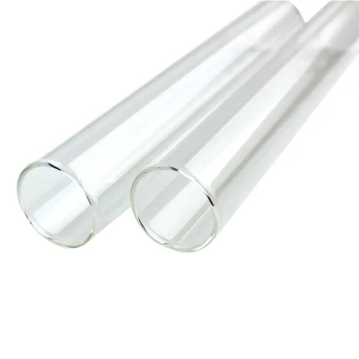 Round Flat Bottom medical clear glass test tube with aluminum screw lid and stopper 20ml 30ml 50ml 80ml 100ml
