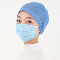 Bonnet chirurgical jetable SMS certifié CE, ajustement parfait, facile à porter, vente en gros, anti-poussière pour hôpitaux, salles d'opération, cliniques dentaires