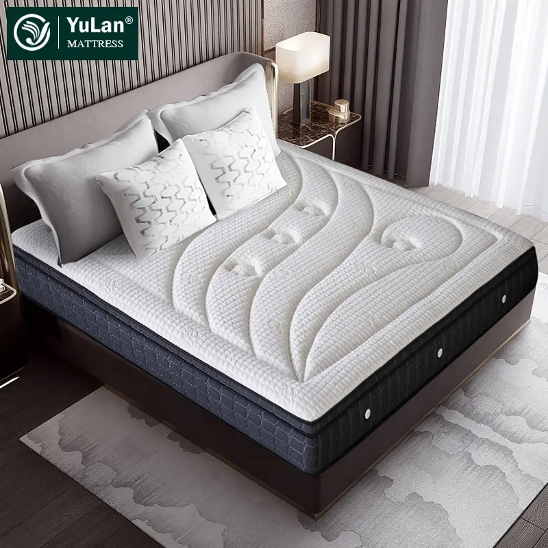 Produttore vendita diretta Hotel a 5 stelle Soft King Queen Double Twin Memory Foam Latex Bonnell materasso a molle