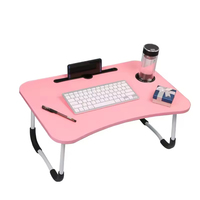 Table d'appoint pliable pour ordinateur portable, pour lit et canapé, plateau de lit portable pour l'étude et la lecture
