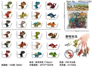 HDX Cadeau promotionnel Marionnette <span class=keywords><strong>dinosaure</strong></span> articulée à doigts mobiles, jouet réaliste en plastique mignon pour enfants - Product Image 5