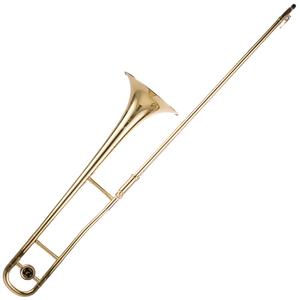 Trombone alto professionnel en laiton laqué or, instrument de musique de fanfare avec un son clair et résonant - Product Image 4