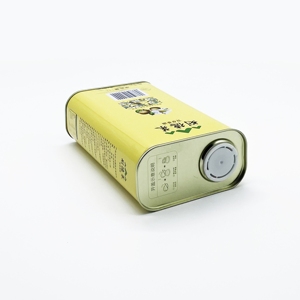 Lata de Metal Rectangular de 1L para Aceite de Oliva, con Logotipo Personalizado, Apta para Alimentos, con Impresión Offset - Product Image 5