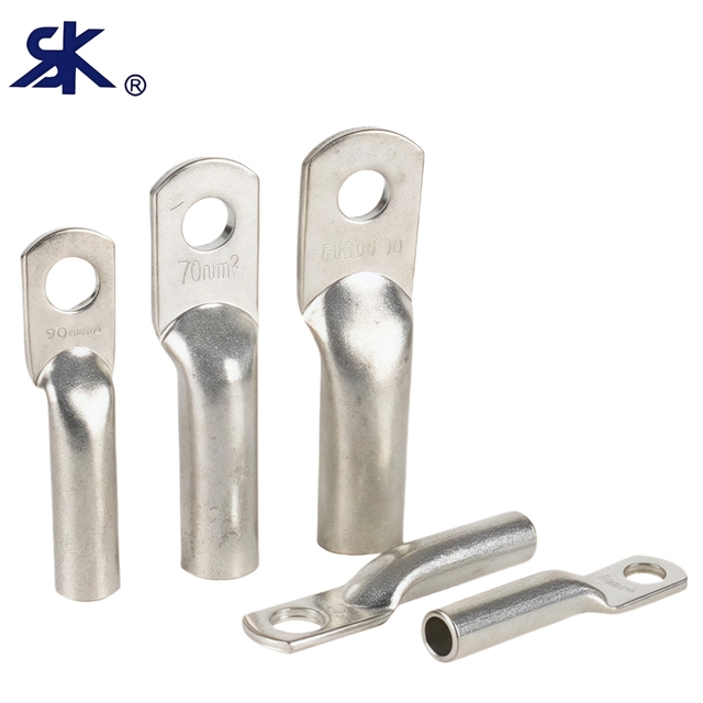 DT Series Heavy-Duty Copper Crimp Terminal Cable Lugs | Long Barrel Design | Tin Plated Corrosion-Resistant Connectors |