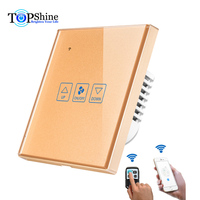 Topshine Tuya Wifi RF Smart Home Ventilateur Gradateur Tactile Commutateur Compatible Avec Alexa Et Google Assistant