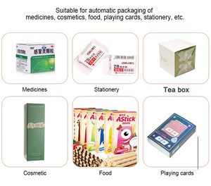 Máy đóng gói màng cellophane tự động tốc độ cao 3D cho hộp bao cao su, hộp bóng đèn, hộp nước hoa - Product Image 3