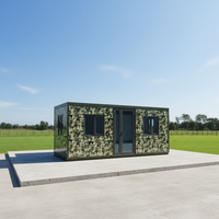 Maisons-bunkers souterraines sécurisées en acier, conteneurs habitables préfabriqués en Chine
