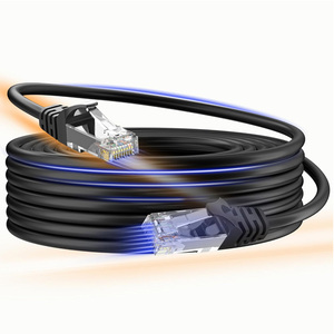 Câble Ethernet D-Sunty Cat6 UTP 24AWG, cordon de raccordement en PVC, solide, 8 conducteurs, <span class=keywords><strong>RJ45</strong></span>, cuivre pur, 1m-<span class=keywords><strong>100m</strong></span>, RoHS, fil rond - Product Image 5