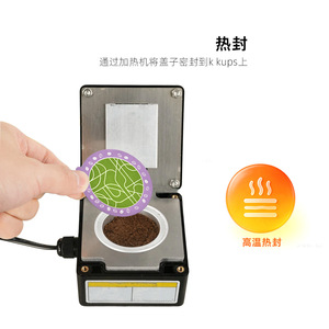 Capuchon thermoscellable en feuille d'aluminium 51 mm compatible avec les capsules K-Cup, accessoire de fermeture découpé à l'emporte-pièce - Product Image 4