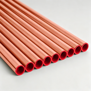 Tuyaux en <span class=keywords><strong>cuivre</strong></span> ASTM B280 C12200 <span class=keywords><strong>1</strong></span>/<span class=keywords><strong>4</strong></span>" 3/<span class=keywords><strong>8</strong></span>" <span class=keywords><strong>1</strong></span>/2" 3/<span class=keywords><strong>4</strong></span>" pour climatiseur/refrigeur, résistants à la corrosion, soudables et pliables - Product Image 1