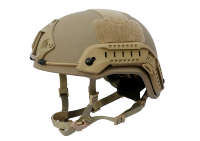Casque d'entraînement tactique avec rail latéral et système de suspension, équipement de défense personnelle pour un entraînement sécurisé