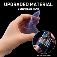 Prime Fit P178 35pt Top Loaders Cards Premium 3x4 Inch Trading Card Clear PVC Protectors Sleeves with UV Protection