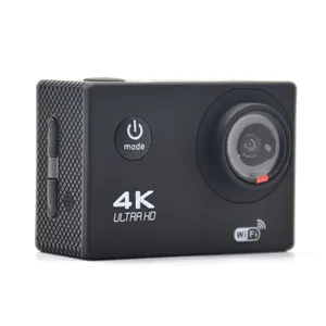 Eylem kamera 4K WIFI spor Video kamera kaydedici su geçirmez Ultra HD 2 inç ekran 140 geniş açı