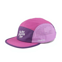 Casquette de sport à visière plate colorée personnalisée, casquettes en nylon, logo personnalisé, casquette de course légère pour l'extérieur, casquette de sport à visière souple