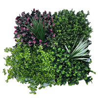 50*50cm 3d Plant Wall Vertical Garden Panneau mural vert artificiel pour décoration murale