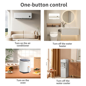 Pour Tuya Smart WiFi US Standard 16A double prise de courant prise murale cadre en aluminium panneau de verre trempé interrupteur électrique tactile <span class=keywords><strong>Zi</strong></span> - Product Image 2