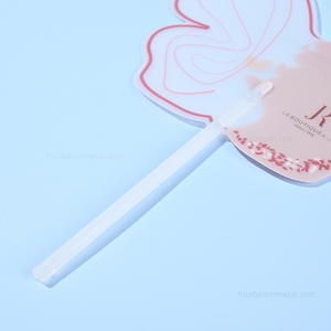Ventilador de publicidad de plástico PP para el comercio exterior Pegamento No seco Promoción de reclutamiento Banco <span class=keywords><strong>Seguro</strong></span> Equipo DE SERVICIO DE VENTILADOR remachado - Product Image 5