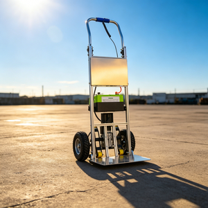 Carrello Saliscale Elettrico Pieghevole in Alluminio Leggero da 200 kg, Alimentato a Batteria, <span class=keywords><strong>per</strong></span> Trasporto Elettrodomestici - Product Image 2