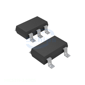 ชุดวงจรรวม Power Management (PMIC) แบบ SOT 23 5 บาง, TSOT 23 5 ของแท้ MIC5319-3.0BD5 วงจรควบคุมแรงดันไฟฟ้าแบบเส้นตรง 3V 500mA TSOT23 5 - Product Image 1