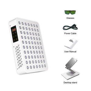 Panneau de luminothérapie 350W pour soins de beauté RLP70-V2 520nm 660nm Vert & Rouge, 70 LED à double puce, Machine PDT pour le visage - Product Image 6