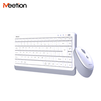 Meetion Mini5000 Büro Kabellose 2,4G & Bluetooth Tastaturen Mini 87 Tasten Notebook PC Dual-Modus Tastatur für Computer