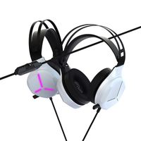 Casque filaire de jeu à éclairage rvb, mode et éblouissant