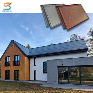 Home Use BIPV Curved Monocrystalline Silicon <strong>Solar</strong> Roof <strong>Tiles</strong> with PERC Technology High Power Generation &amp; 30-Year Warranty - Product Image 4