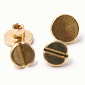 Binding rivets screw customized solid brass chicago binding rivets screw for leather