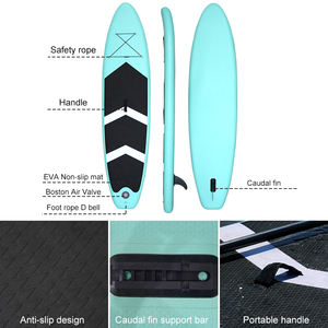 Planche de surf gonflable <span class=keywords><strong>Sup</strong></span> Stand Up Paddle neuve de 3,20 m (10'6") à petit prix, verte. - Product Image 4