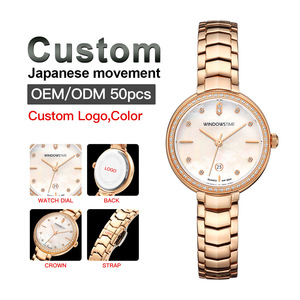 Orologio da Polso in Acciaio Inossidabile con Logo Personalizzato, Produttore Uhren OEM ODM, Marchio Privato, Orologio di Lusso da Donna - Product Image 1