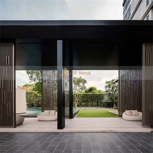 Panel Translúcido Impermeable de Acero Inoxidable de Lujo, Cortado con Láser, para División de Espacios, Personalizable, Móvil, para Vestíbulos de Hoteles, Villas y Clubs - Product Image 3