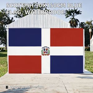 Drapeau écossais 2x3 pieds Union Jack Euro 2024 Croix de Saint-André Bleue avec un X Blanc Imperméable pour automobile - Product Image 2