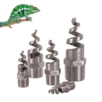 Buse de brumisation pour terrarium de reptiles, filetage mâle 3/8" 1/2" 3/4" 1/4" 1", en acier inoxydable, buse à jet spiralé, 100 pièces