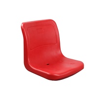 Fauteuil de stade en plastique HDPE, siège de salle de sport, léger, à bas prix, pour centres de football
