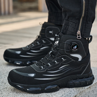 Chaussures de sécurité DianSen DS67 pour hommes, bottes de travail personnalisées en gros, chaussures de sécurité anti-perforation à embout d'acier pour l'agriculture, l'usine et l'industrie