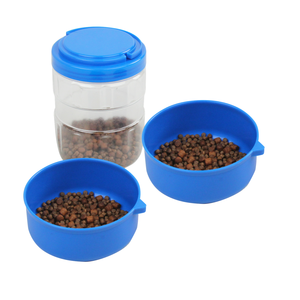 Pawise - Contenant de nourriture et <span class=keywords><strong>gamelle</strong></span> d'eau portables 3 en 1 pour animaux de compagnie, design ergonomique compact, pour chiens et chats, voyages en plein air, randonnée - Product Image 4