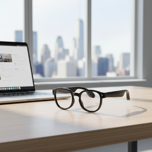 แว่นตากันแดดอัจฉริยะ AIMB-S1ความละเอียดสูง1080P กล้อง AI ระบบจดจำภาพ IPX5แชทกันน้ำลำโพง AAC กล้องวิดีโอป้องกันการสั่นไหว - Product Image 5