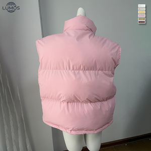 Nuevo Chaleco Holgado de Estilo Europeo Americano para Otoño e Invierno, Chaleco Grueso y Cálido sin Mangas para <span class=keywords><strong>Mujer</strong></span>, Prenda Exterior Moderna con Logotipo Personalizado - Product Image 3