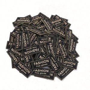 Étiquettes en cuir PU personnalisées avec logo en relief, à thermocoller, pour vêtements, vente en gros - Product Image 5