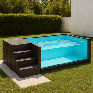 High-Quality Fiberglass Swimming <b>Pool</b> Kit Eco-Friendly Design with UV Protection for Outdoor Enjoyment Year-Round - Product Image 1