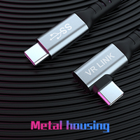 USB C C L Forme 5 Mètres de Long Nylon Boîtier Métallique Câble Nouveau Design 3A Charge Rapide Type C Données Tressées pour Appareil Photo Ordinateur