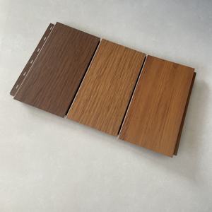 Nouveau revêtement de mur extérieur de conception de prix d'<span class=keywords><strong>usine</strong></span> noir/blanc/revêtement en métal de grain de <span class=keywords><strong>bois</strong></span> - Product Image 6