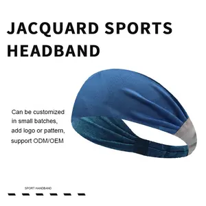 कस्टम लोगो लड़कियों बाल बैंड थोक लोचदार सिर बैंड डिजाइनर महिला Hairband Sweatband योग चल रहा यूनिसेक्स हेडबैंड खेल