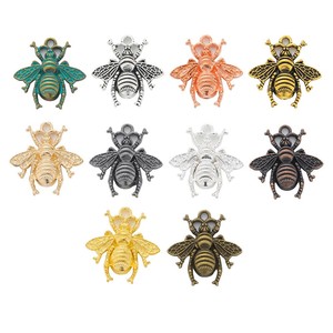 Pendentif Abeille Détailné en Alliage de Zinc avec Ailes Texturées, Idéal pour <span class=keywords><strong>Cadeau</strong></span> Apiculteur - Product Image 1
