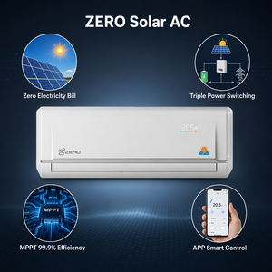Aire Acondicionado Híbrido Solar ZERO de Fábrica, 9000, 12000, 18000, 24000 BTU, R32, MPPT, Montaje en Pared, Alta Eficiencia - Product Image 2