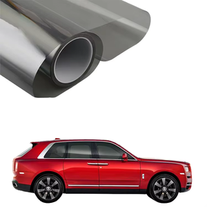 Popular Nano Ceramic Tinted PET <span class=keywords><strong>Pelicula</strong></span> 2ply Autoadhesivo Solar Windows Film 1,52x30m Car Window Tint para uso automotriz - Product Image 1
