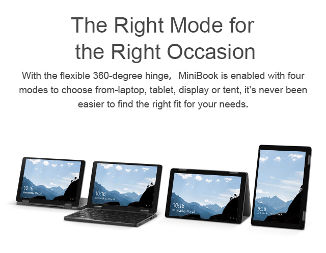 CHUWI MiniBook 8-Inch Laptop - 1920x1200 IPS, Intel Celeron J4125