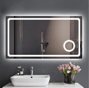 Machine de gravure et de sablage au laser à fibre de type portique pour miroirs en verre avec refroidissement par eau pour miroirs de salle de bain - Product Image 5